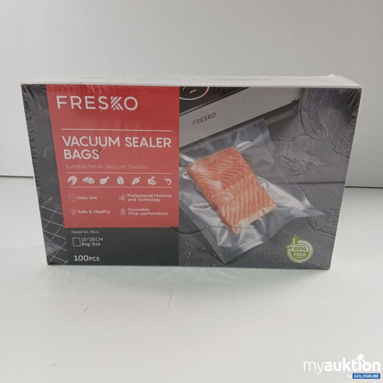 Artikel Nr. 803088 Artikel Nr. 803088: Fresko Vaccuum Sealer Bags 100 Stück 15x25cm
