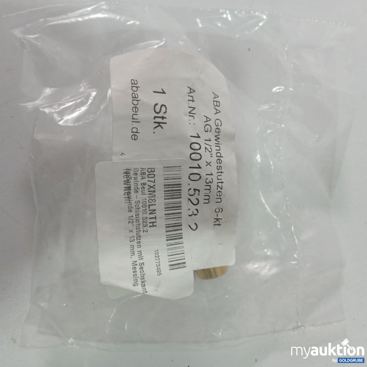 Artikel Nr. 815088 Artikel Nr. 815088: ABA Gewindestutzen AG 1/2" x13mm