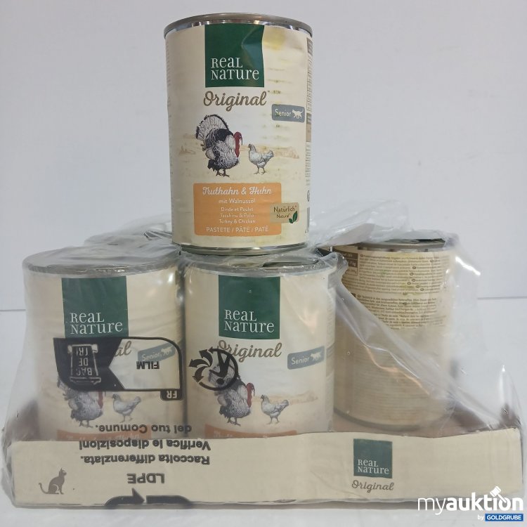 Artikel Nr. 845088: Real nature Original Truthahn&Huhn Senior Katzenfutter 6x400g