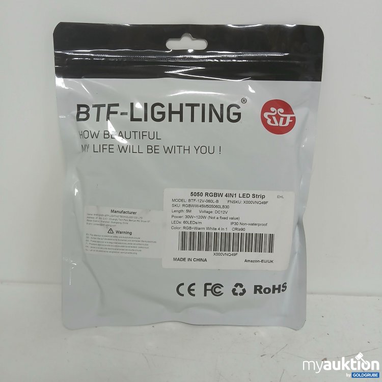 Artikel Nr. 903088 Artikel Nr. 903088: BTF-Lighting LED Leuchtband Warm White 5m