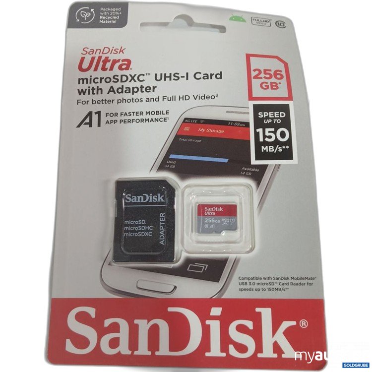 Artikel Nr. 964088: SanDisk Ultra microSDXC UHS-I Card mit Adapter 256 GB