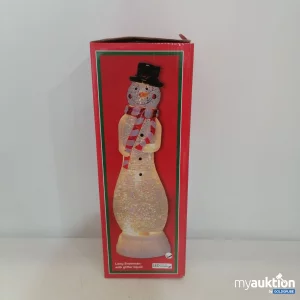 Auktion Long Snowman with Glitter liquid 31cm