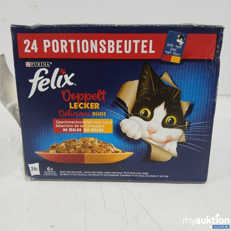 Artikel Nr. 467089 Artikel Nr. 467089: Purina 24x 85g Portionsbeutel felix Doppelt Lecker Katzenfutter