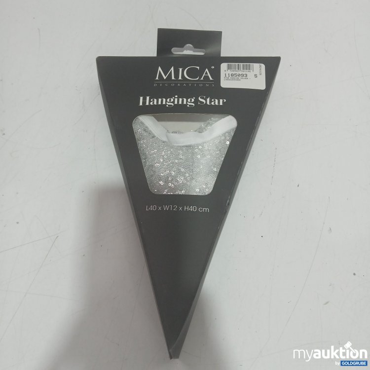 Artikel Nr. 940089 Artikel Nr. 940089: MiCa Hanging Star silber
