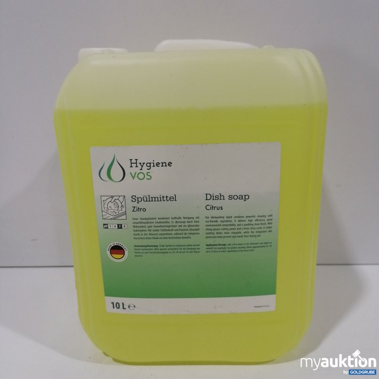 Artikel Nr. 950089: Hygiene VOS Spülmittel Zitrone 10L