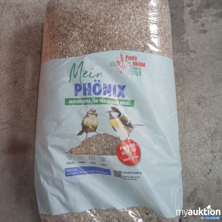 Artikel Nr. 951089: Mein Phönix Mischfutter für freilebende Vögel 25kg 