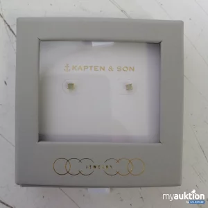 Auktion Kapten & Son Earring Stud Harmony Stone Gold