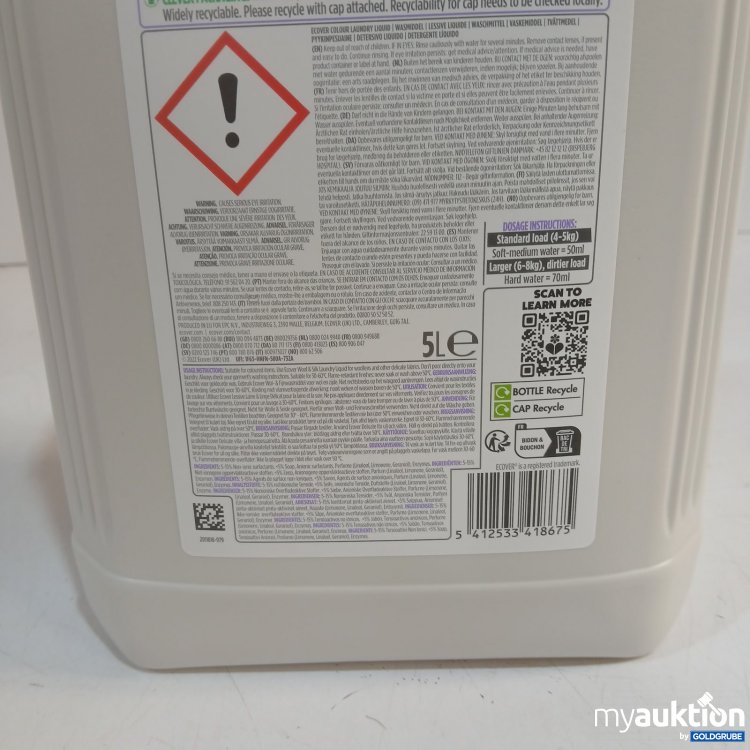 Artikel Nr. 462090 Artikel Nr. 462090: Ecover Flüssigwaschmittel Colour 5L