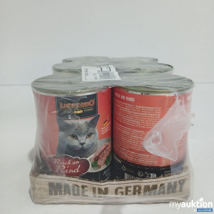 Artikel Nr. 845090: Leonardo Katzenfutter Reich an Rind 6x400g