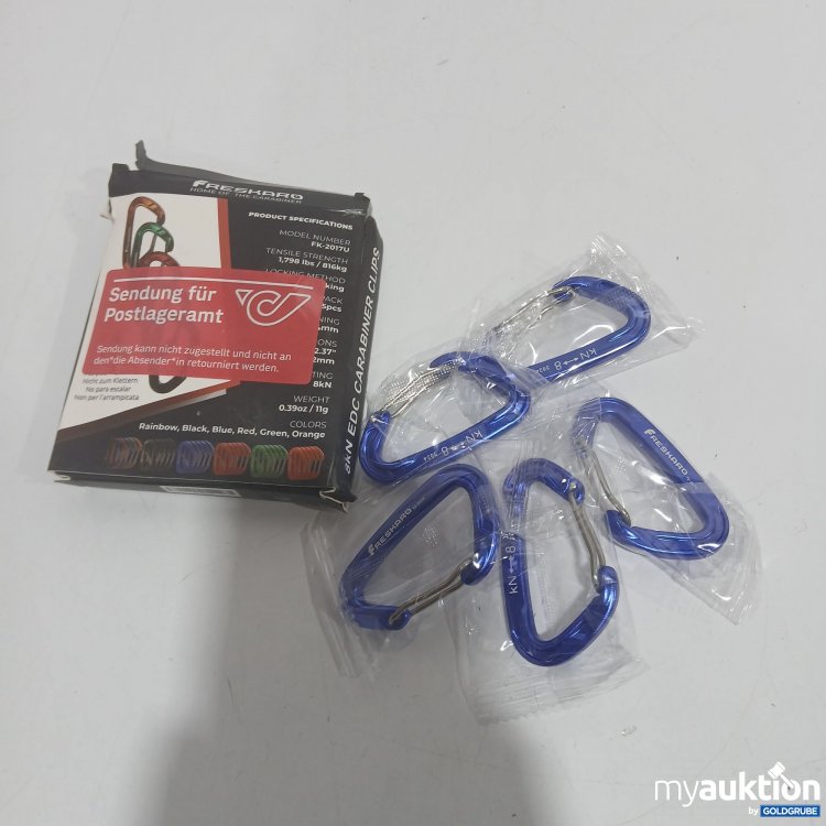 Artikel Nr. 877090 Artikel Nr. 877090: Freskaro Carabiner 5 Stück 8kN 3024
