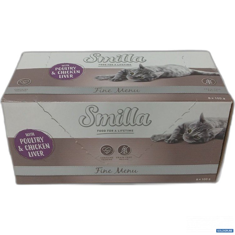 Artikel Nr. 980090: Smilla Fine Menu with Poultry & Chickrn Liver, 8×100g