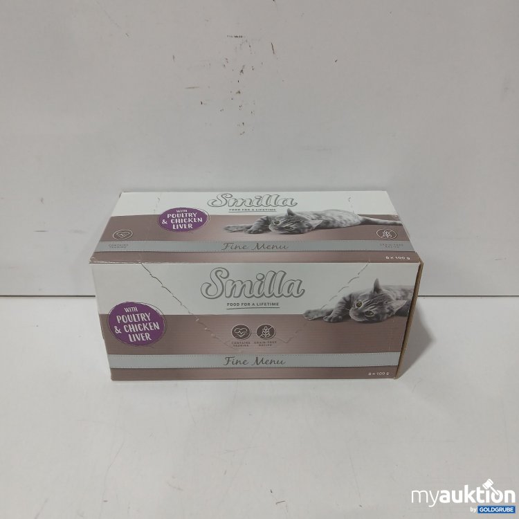 Artikel Nr. 980090: Smilla Fine Menu with Poultry & Chickrn Liver, 8×100g