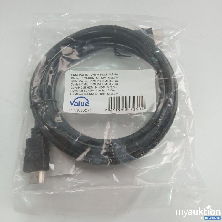 Artikel Nr. 438091 Artikel Nr. 438091: Value HDMI Kabel 2m