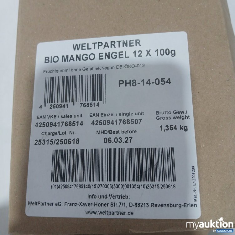 Artikel Nr. 468091: WeltPartner Bio Mango Engel Fruchtgummi