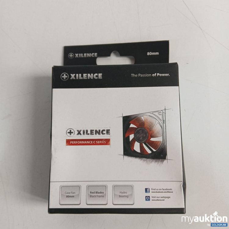 Artikel Nr. 862091: Xilence Performance C Series Case Can 80mm Red Blades Black Frame  XF037