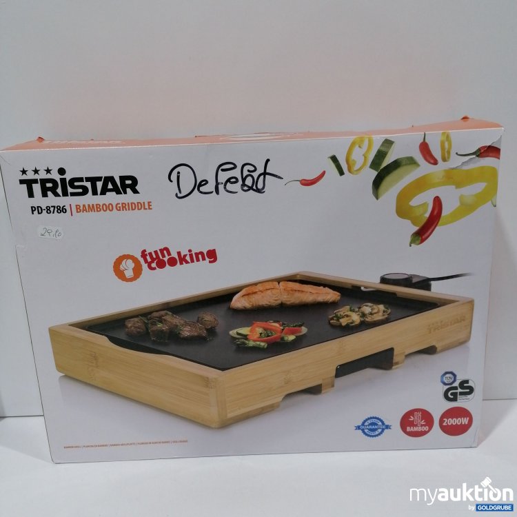 Artikel Nr. 916091: Tristar PD-8686 Bamboo Griddle 