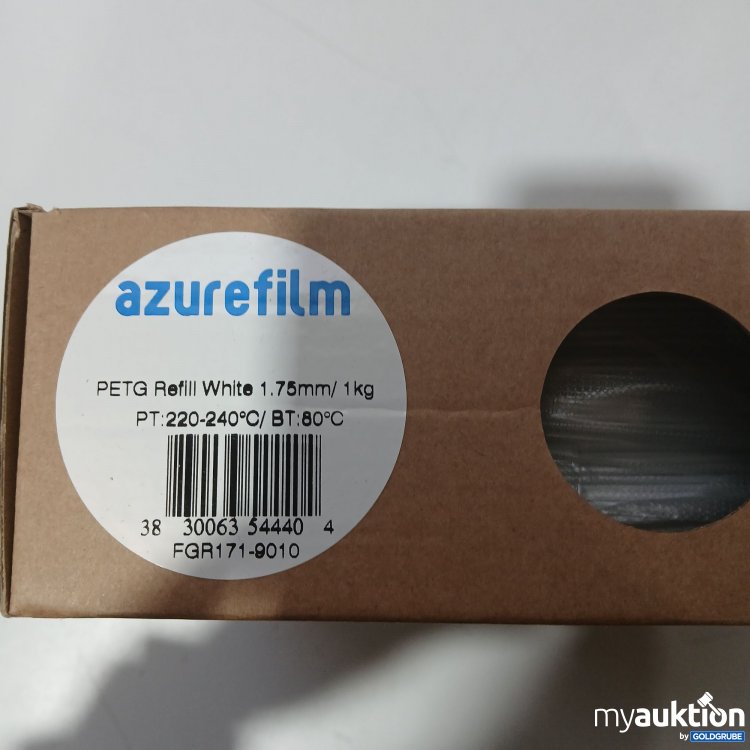 Artikel Nr. 952091: Azurefilm Petg Refill White 1.75mm/1kg FGR171-9010
