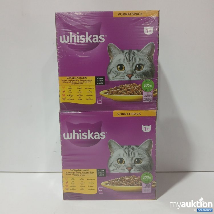 Artikel Nr. 980091 Artikel Nr. 980091: Whiskas Vorratspack Geflügel Auswahl 48×85g
