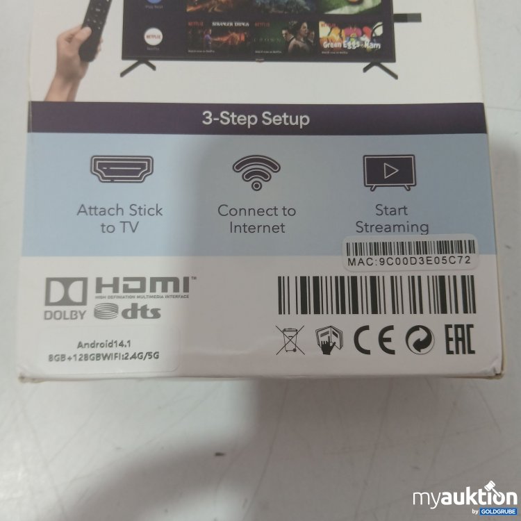 Artikel Nr. 989091: TV Stick 4K Ultra HD Android14.1 