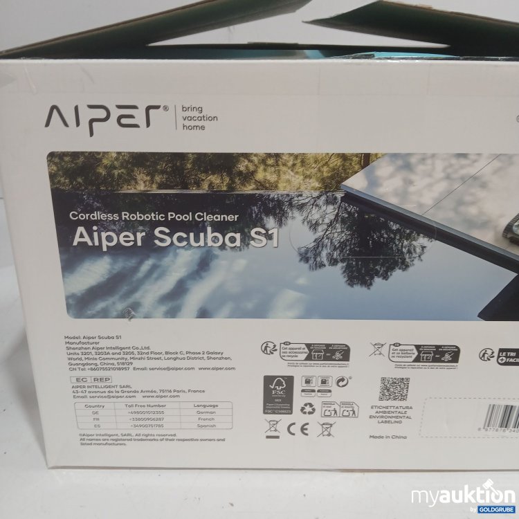 Artikel Nr. 994091 Artikel Nr. 994091: Aiper Cordless Robotic Pool Cleaner Aiper Scuba S1