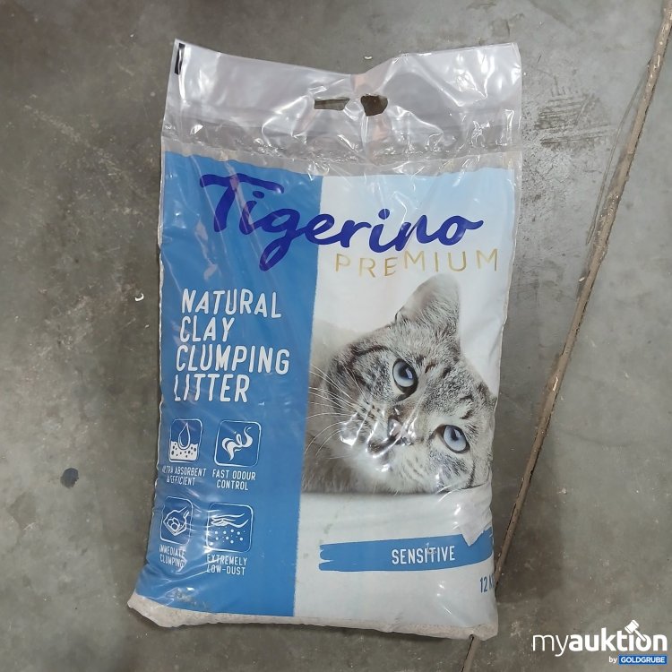 Artikel Nr. 461092 Artikel Nr. 461092: Tigerino Premium Katzenstreu Natural Clay Clumping Sensitive 12 kg
