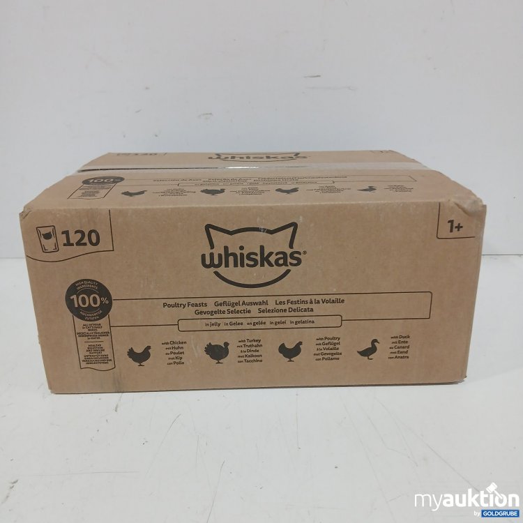Artikel Nr. 467092 Artikel Nr. 467092: whiskas 120x 85gPoultry Feasts Geflügel Auswahl in Gelee