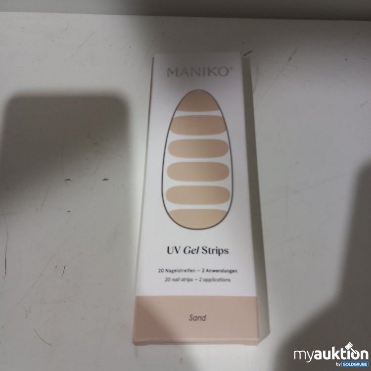 Artikel Nr. 470092 Artikel Nr. 470092: MANIKO UV Gel Strips 20 Nagelstreifen Sand