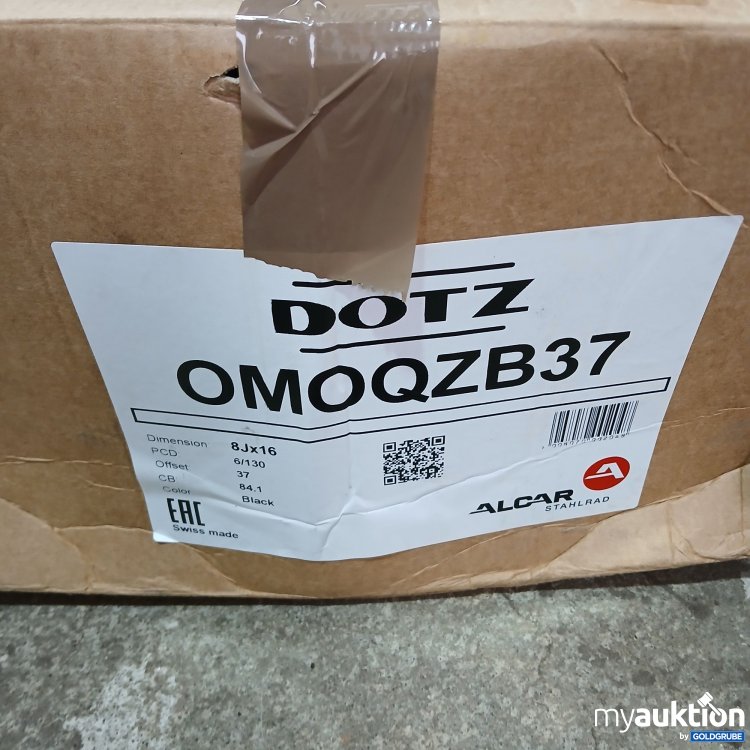 Artikel Nr. 806092: Alcar DOTZ OMOQZB37 Stahlfelge 8Jx16 37 Black