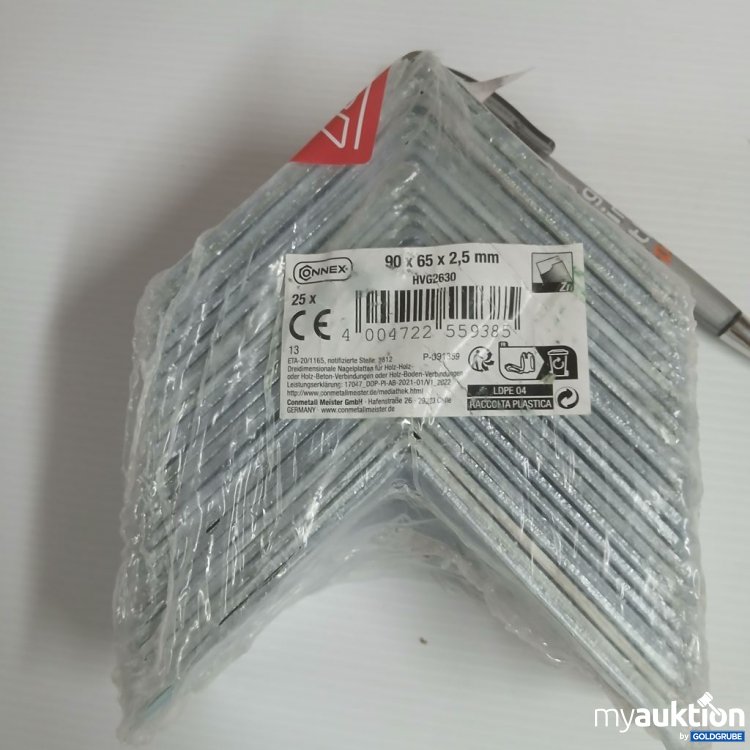 Artikel Nr. 922092: CONNEX Nagelplatten 90 x 65 2,5 mm 25x