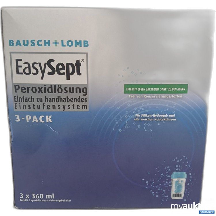 Artikel Nr. 953092: Bausch + Lomb EasySept Peroxidlösung 3-Pack
