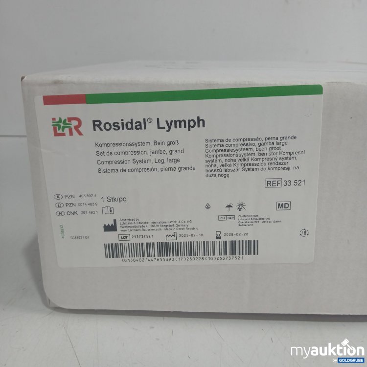 Artikel Nr. 986092 Artikel Nr. 986092: LR Rosidal Lymph Kompressionssystem Bein groß