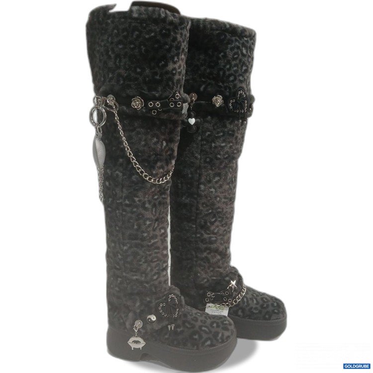 Artikel Nr. 991092 Artikel Nr. 991092: Crocs classic unfurgtttbl black leopard Stiefel