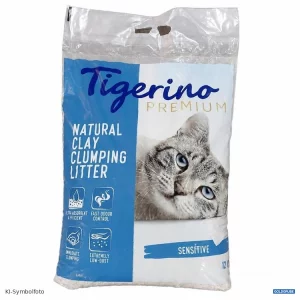 Artikel Nr. 461092: Tigerino Premium Katzenstreu Natural Clay Clumping Sensitive 12 kg