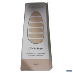 Artikel Nr. 470092: MANIKO UV Gel Strips 20 Nagelstreifen Sand