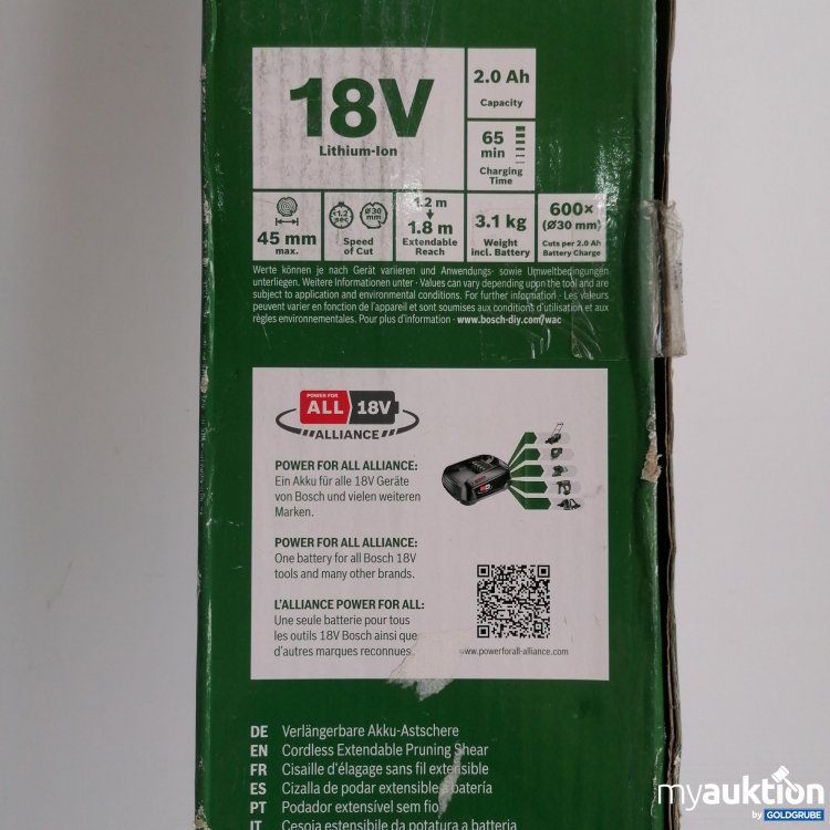 Artikel Nr. 439093: Bosch Advanced Prune 18V