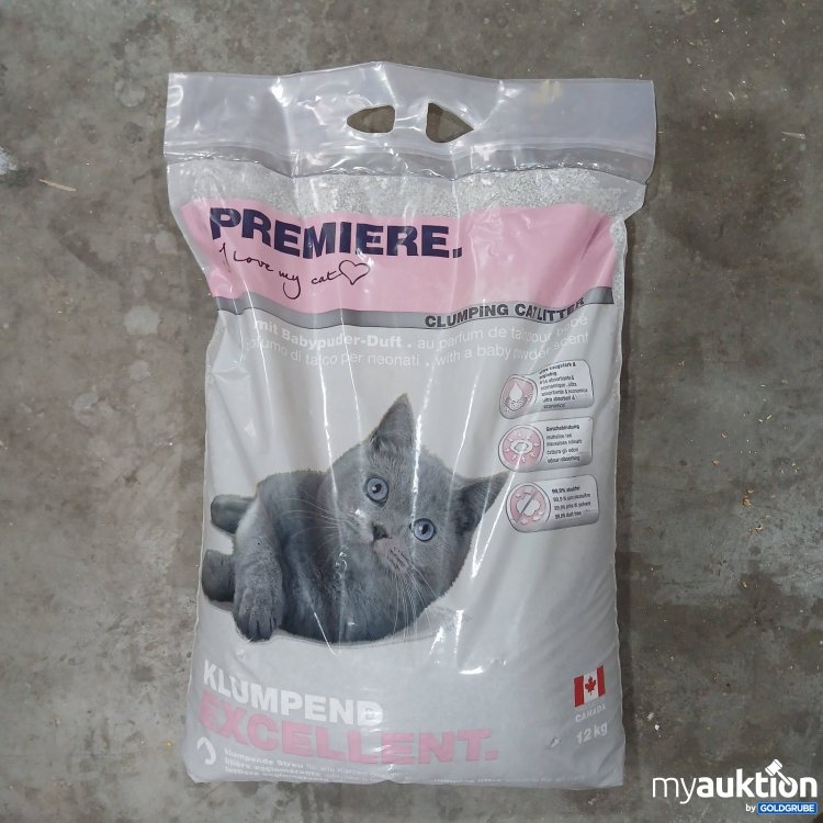 Artikel Nr. 461093 Artikel Nr. 461093: PREMIERE. Katzenstreu Klumpend Excellent 12 kg