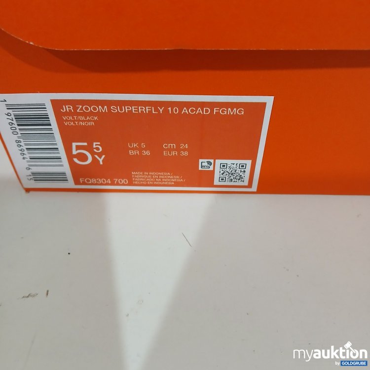 Artikel Nr. 464093: Nike JR Zoom Superfly 10 Acad Volt/Black Größe 38