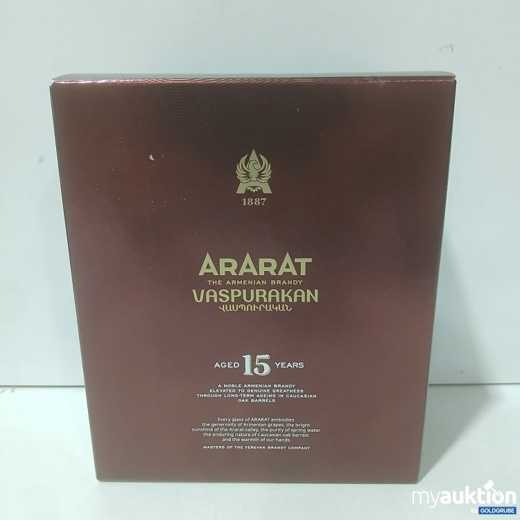 Artikel Nr. 468093 Artikel Nr. 468093: Ararat Vaspurakan Brandy 40% Vol 15 Jahre 700ml