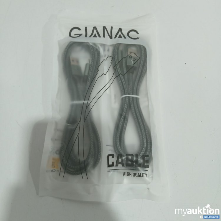 Artikel Nr. 877093 Artikel Nr. 877093: GIANAC USB C Kabel 2 Stück 2m