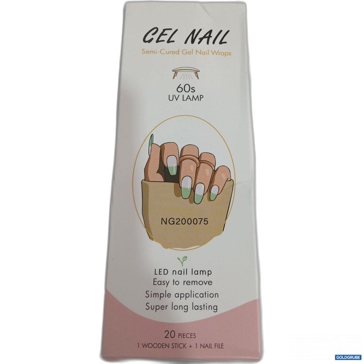 Artikel Nr. 888093: Gel Nail Semi-Cured Gel Nail Wraps 20Pieces 