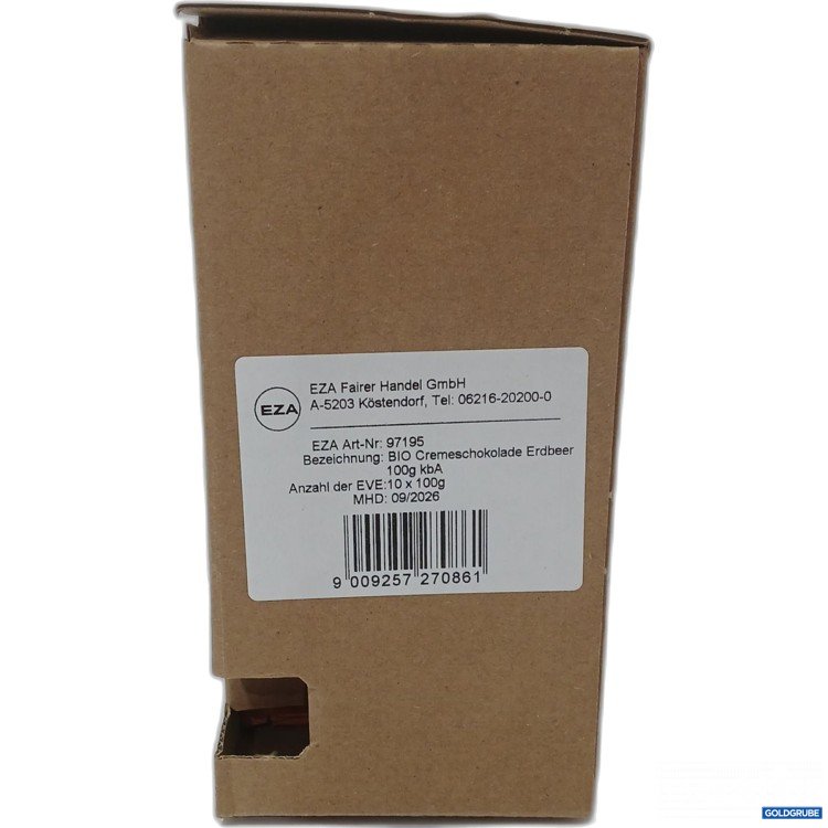 Artikel Nr. 972093 Artikel Nr. 972093: EZA Bio Cremeschokolade Erdbeer 10×100g
