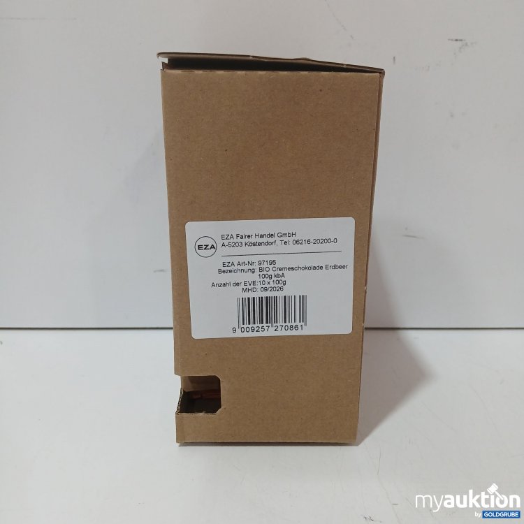 Artikel Nr. 972093 Artikel Nr. 972093: EZA Bio Cremeschokolade Erdbeer 10×100g