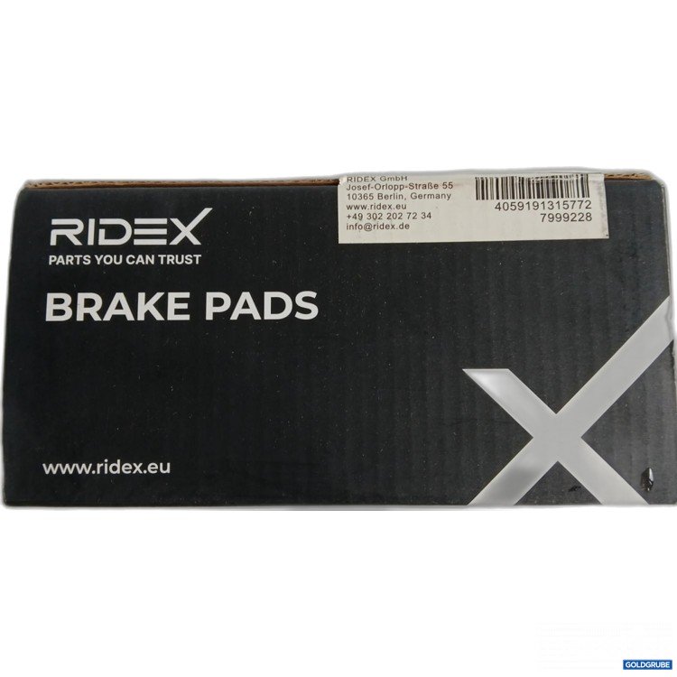 Artikel Nr. 996093 Artikel Nr. 996093: RIDEX Bremsbeläge