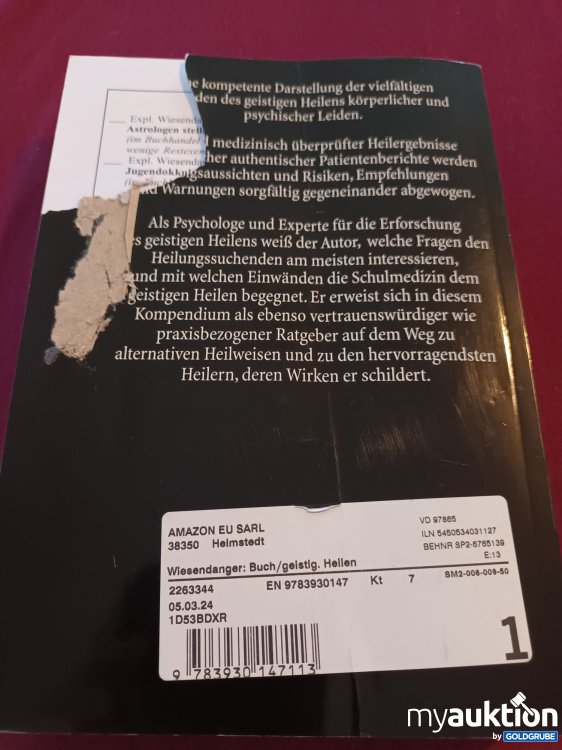 Artikel Nr. 999093 Artikel Nr. 999093: Das große Buch vom geistigen heilen