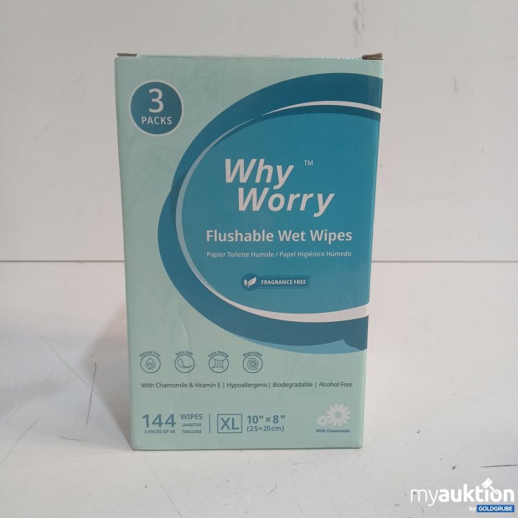 Artikel Nr. 462094 Artikel Nr. 462094: Why Worry Flushable Wet Wipes XL
