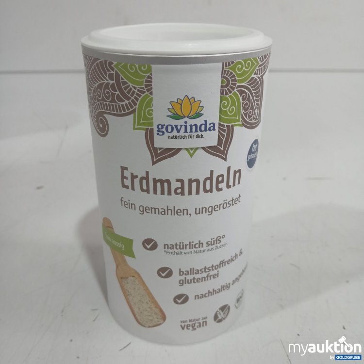 Artikel Nr. 469094: govinda Erdmandeln fein gemahlen, ungeröstet 180g