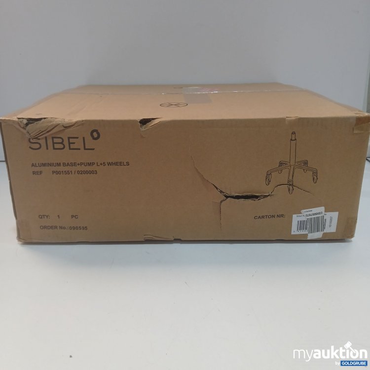 Artikel Nr. 874094: Sibel Aluminium Base+Pump L+5 Wheels 