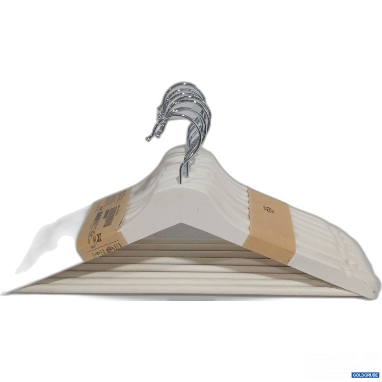 Artikel Nr. 979094: Ikea Holzkleiderbügel 8Stk weiß 