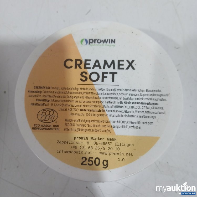 Artikel Nr. 471095 Artikel Nr. 471095: proWIN Creamex Soft 250 g
