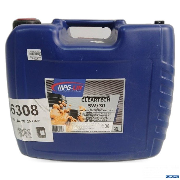 Artikel Nr. 472095 Artikel Nr. 472095: MPG-LIN Motoröl 5W/30 20 l iter